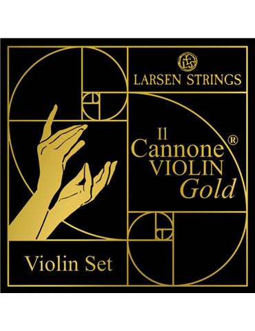 Juego Violín Larsen il Cannone Gold Media