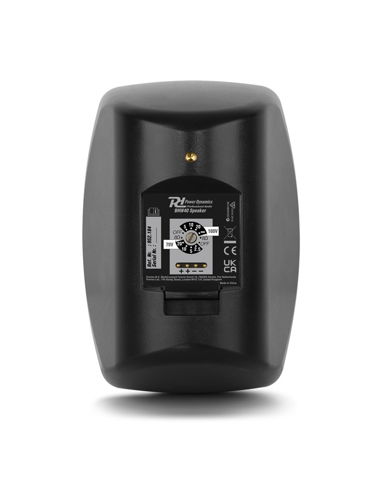 BHW40BK Conjunto de altavoces Interior/Exterior 4" 60W 100V Negro