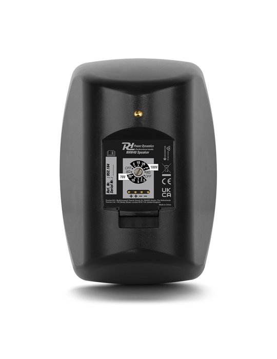 BHW40BK Conjunto de altavoces Interior/Exterior 4" 60W 100V Negro