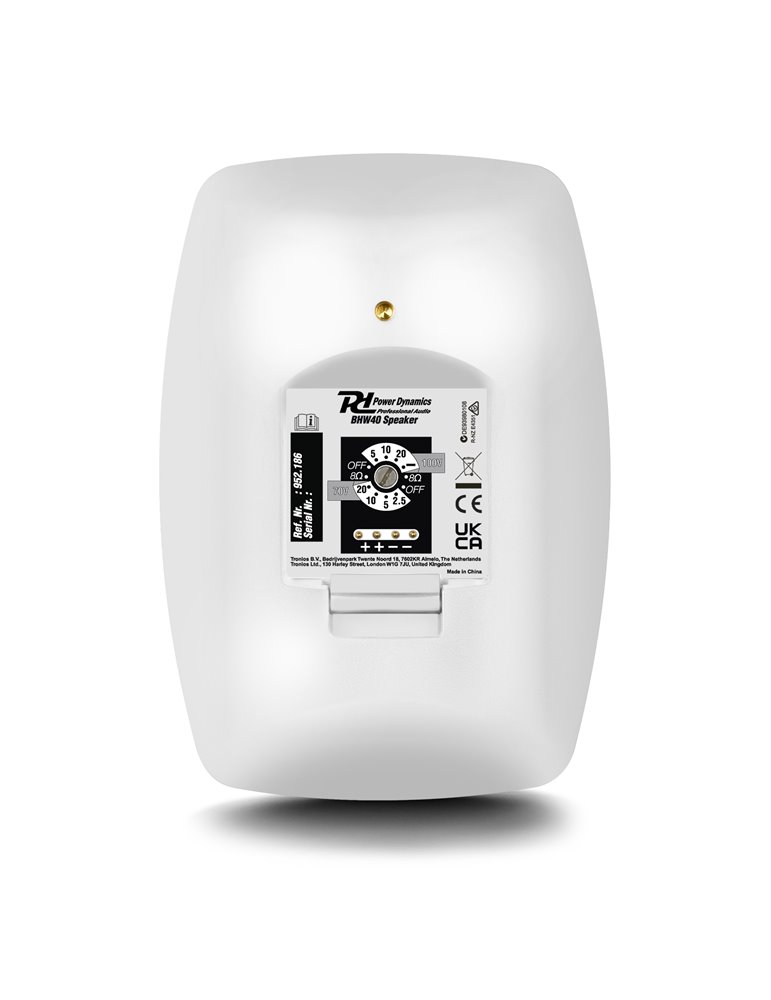 BHW40WH Conjunto de altavoces Interior/Exterior 4" 60W 100V Blanco