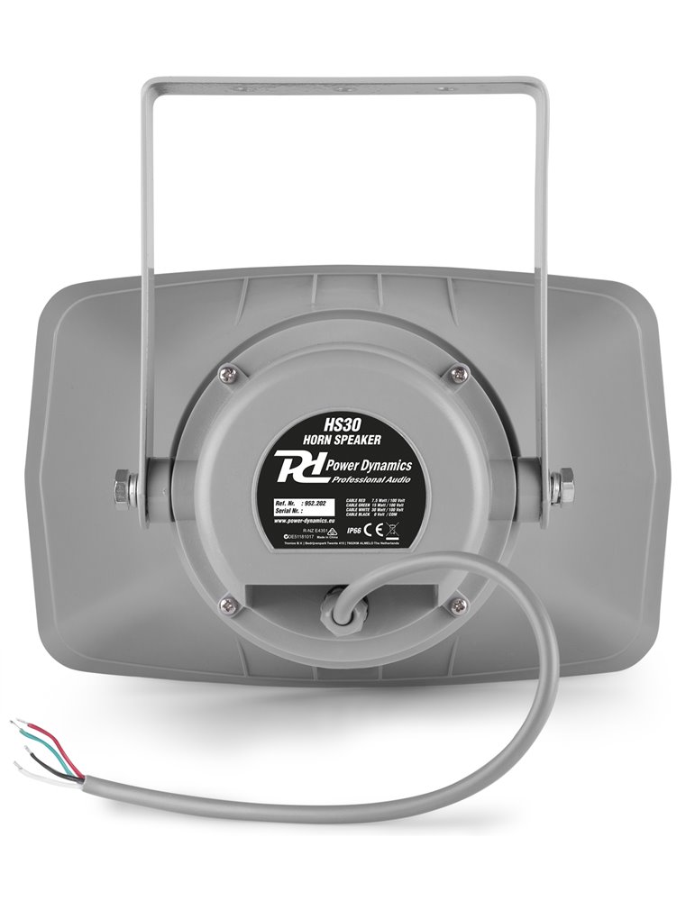 HS30 Altavoz exponencial bocina 30W 100V - IPX6