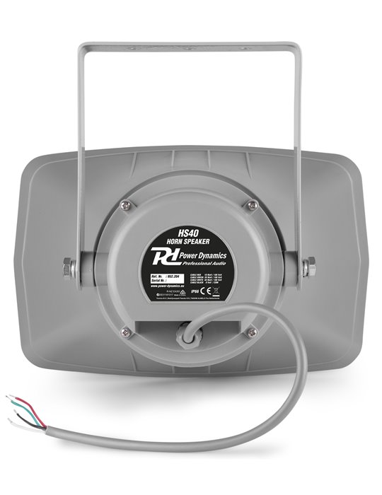 HS40 Altavoz exponencial bocina 40W 100V - IPX6