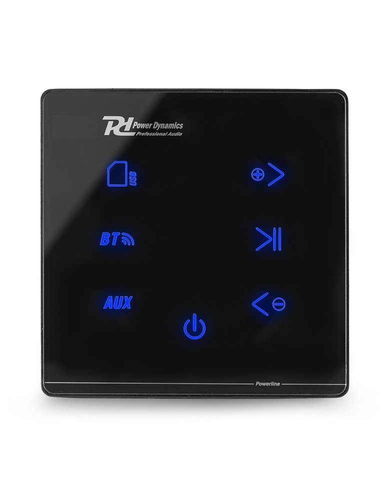 Powerline A50B Amplificador empotrable BT Negro