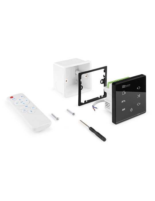 Powerline A100B Amplificador empotrable BT Negro