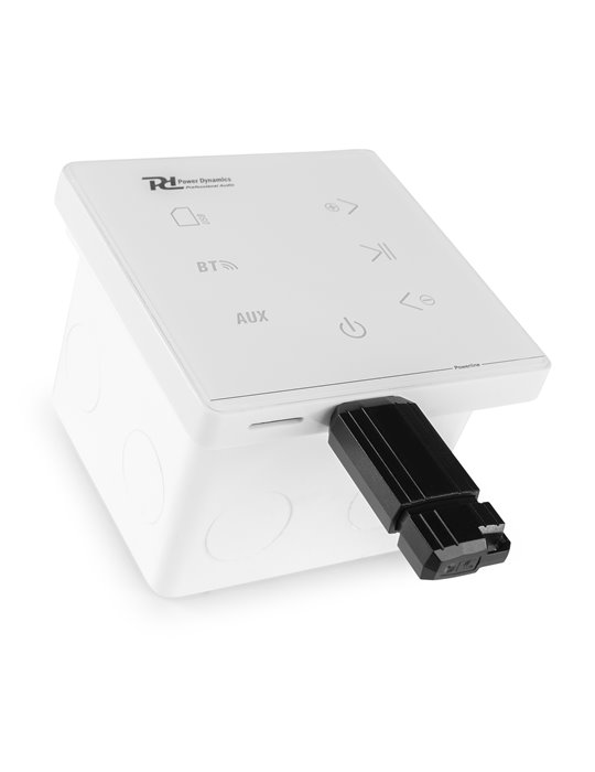 Powerline A50W Amplificador empotrable BT Blanco