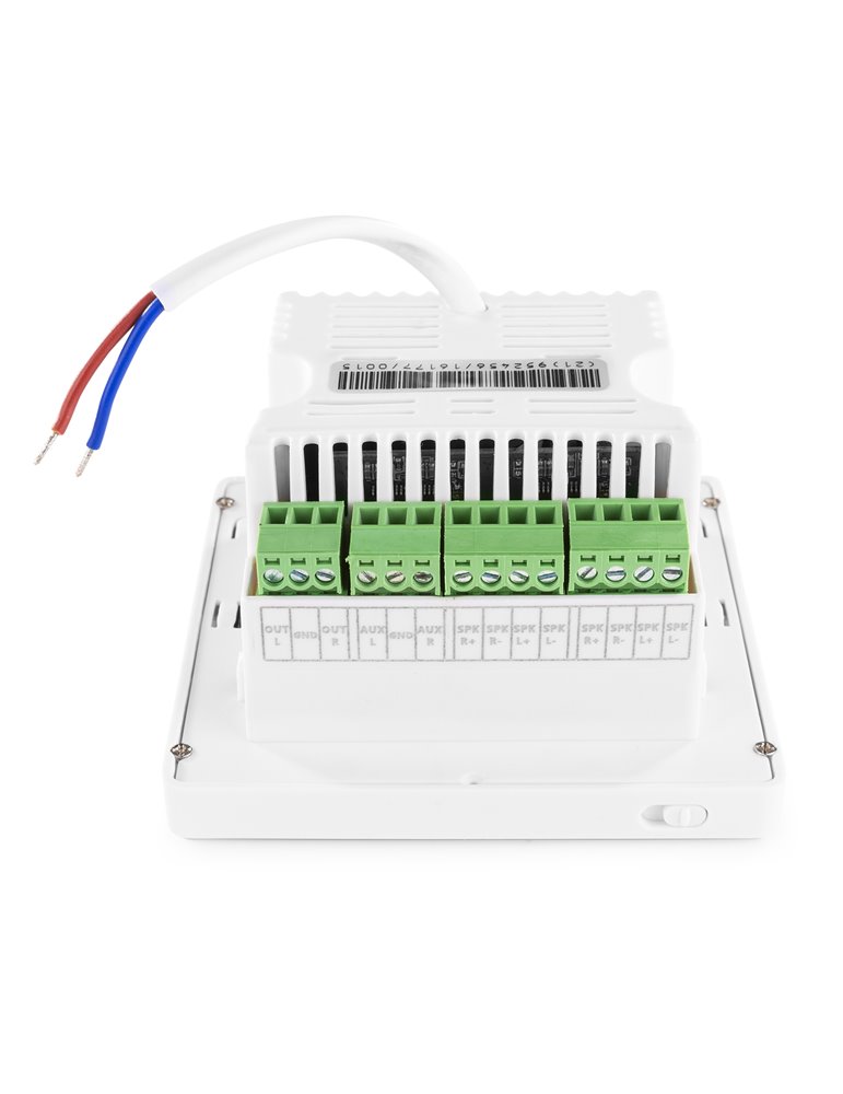 Powerline A100W Amplificador empotrable BT Blanco