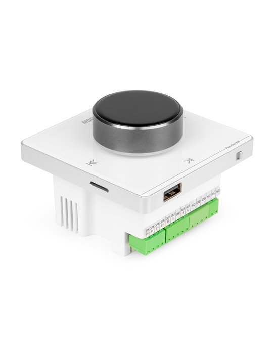 Powerline B50W Amplificador empotrable BT/LCD Blanco