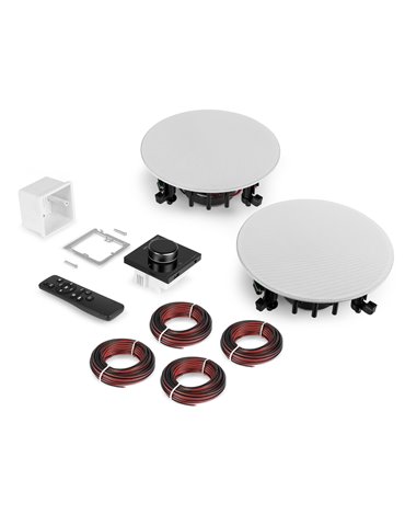 Powerline B50BSet Conjunto amplificador para empotrar en pared con 2 altavoces de techo 2