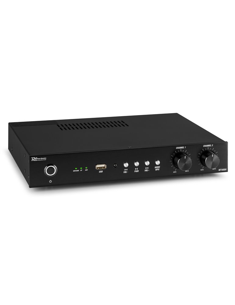 WT460A Amplificador de 4 canales estéreo Wifi