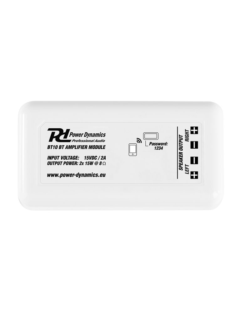 BT10 Amplificador compacto estereo BT