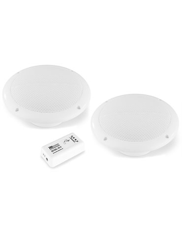 BT10SET Amplificador estereo compacto BT con altavoces de techo 5"