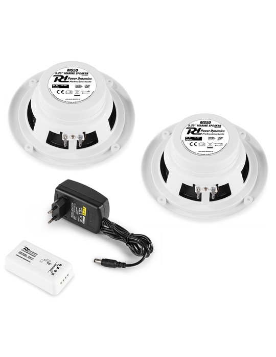 BT10SET Amplificador estereo compacto BT con altavoces de techo 5"