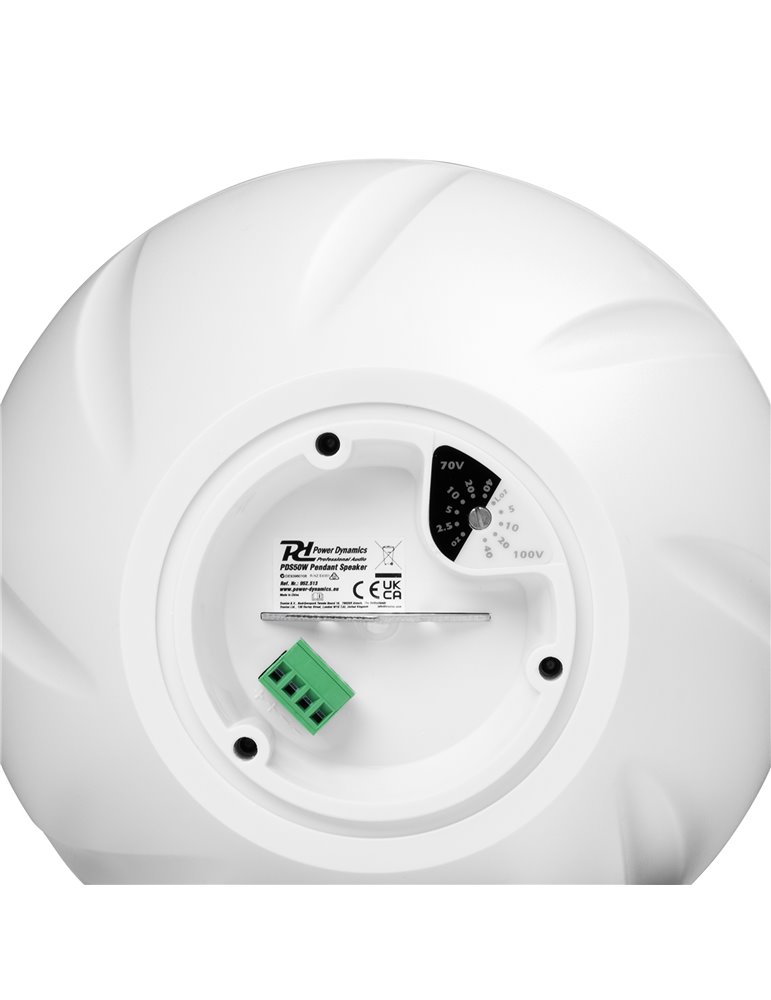 PDS50W Altavoz Colgante 100V 6.5” Blanco