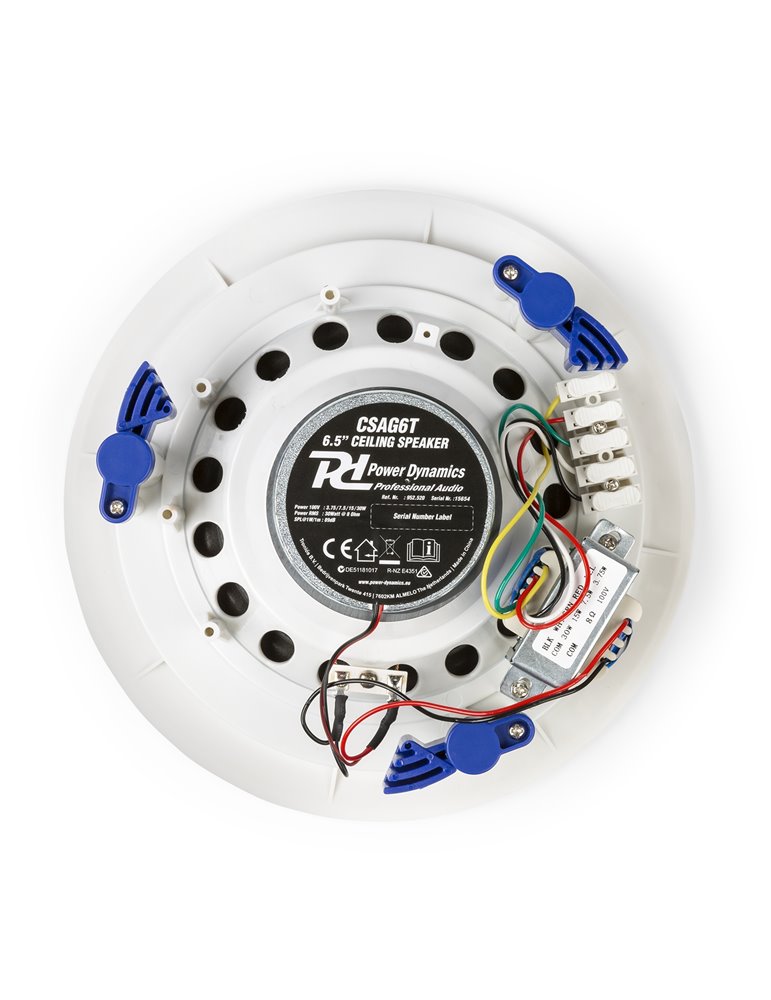 CSAG6T Altavoz de techo 100V 6.5” Alu