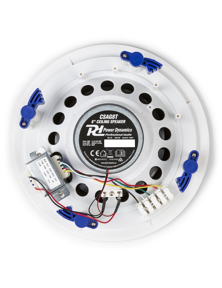CSAG8T Altavoz de techo 100V 8” Alu