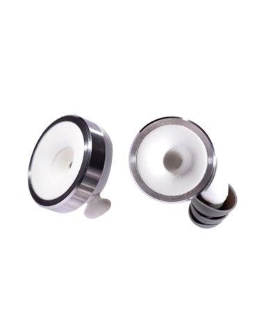 Tapones para oídos Limousine Knops Smooth Blanco 2