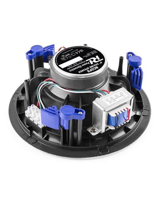 NCSP8 Altavoz de techo de bajo perfil 100V 8" Blanco