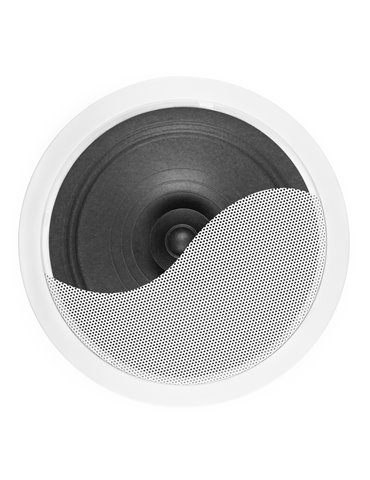 CSPS6 Altavoz de techo 16 Ohm 6.5" Basic Blanco