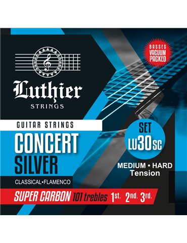 Juego Cuerdas Luthier 30 Super Carbon Clásica LU-30SC