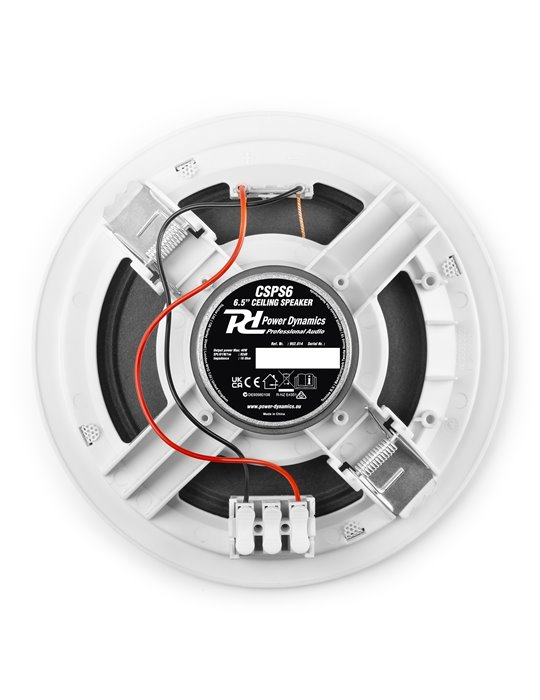 CSPS6 Altavoz de techo 16 Ohm 6.5" Basic Blanco
