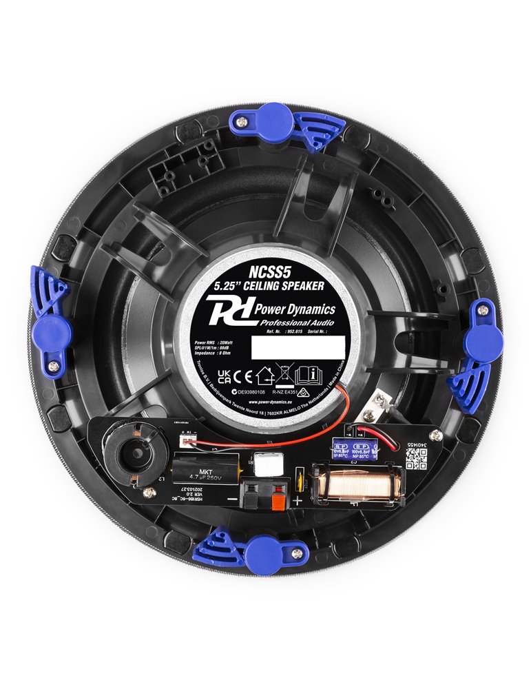 NCSS5 Altavoz de techo de bajo perfil 2 vías 5.25" Blanco