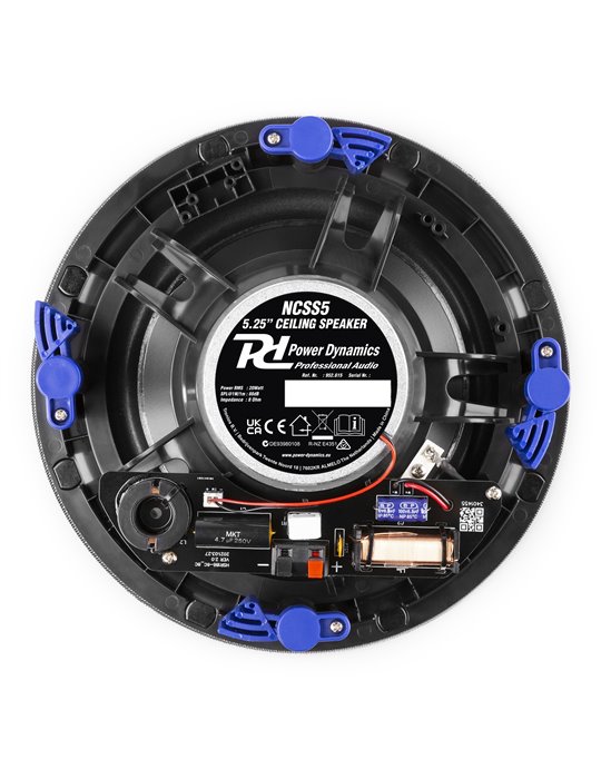 NCSS5 Altavoz de techo de bajo perfil 2 vías 5.25" Blanco