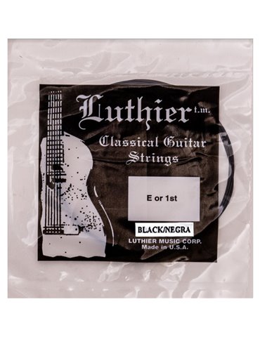 Cuerda 1ª Luthier Negra Clásica LU-B1-30