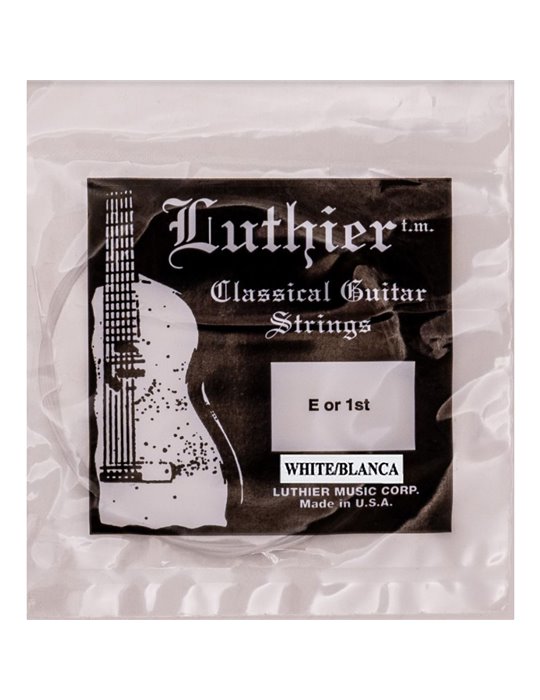Cuerda 1ª Luthier Blanca Clásica LU-W1-30