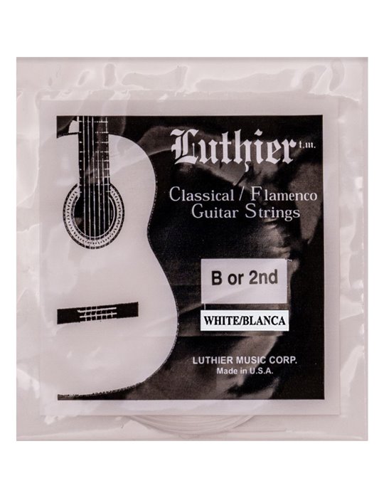Cuerda 2ª Luthier Blanca Clásica LU-W2-30