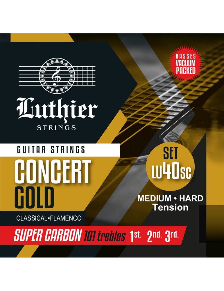 Juego Cuerdas Luthier 40 Super Carbon Clásica LU-40SC