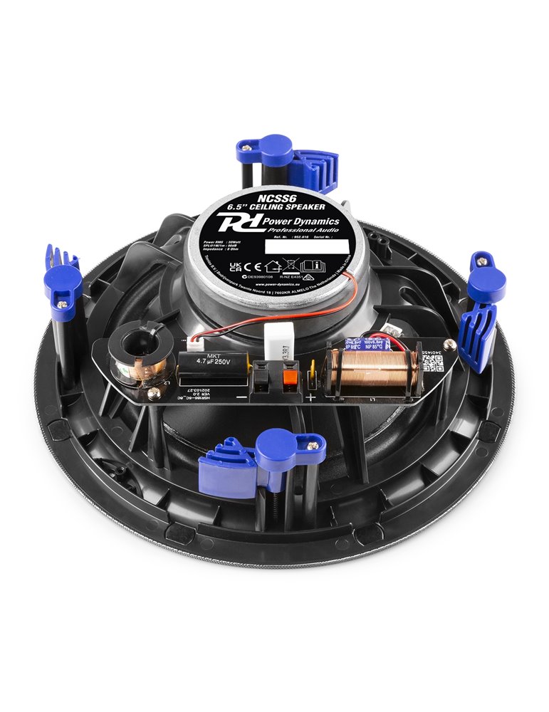 NCSS6 Altavoz de techo de bajo perfil 2 vías 6.5" Blanco