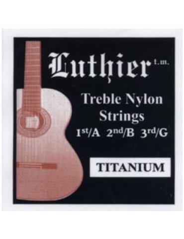 Juego Cuerdas Primas Titanium Luthier LU-123TI