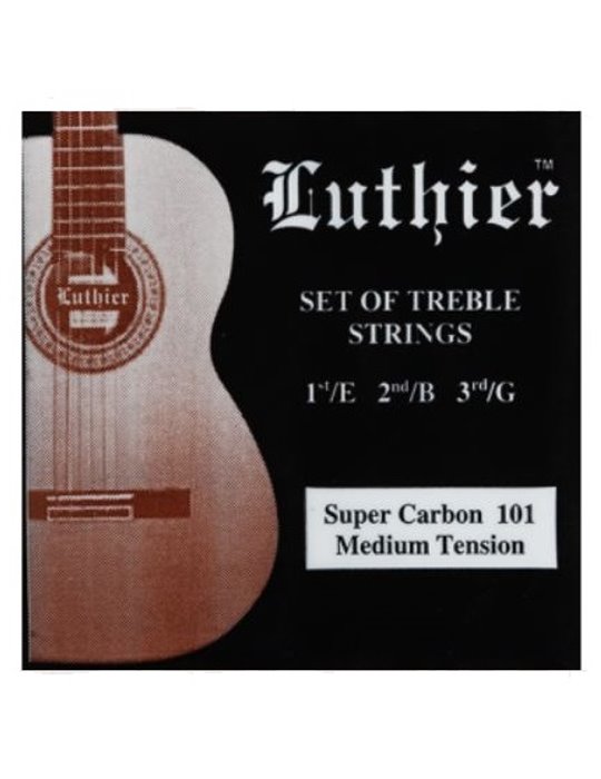 Juego Cuerdas Primas Carbon Luthier LU-123CM