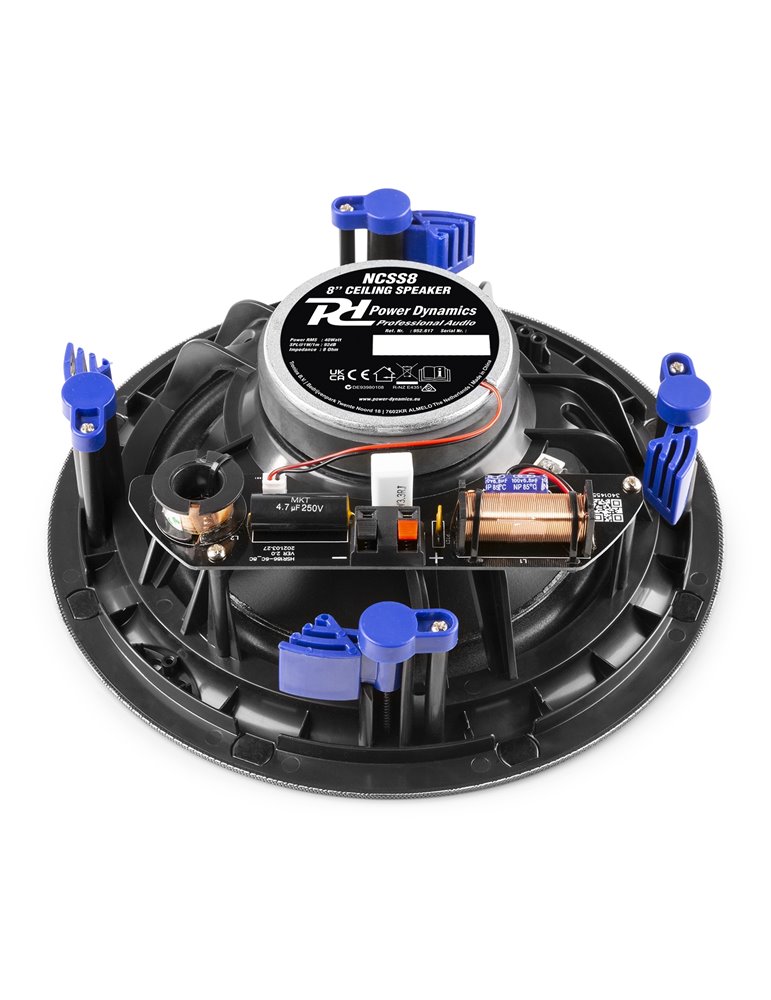 NCSS8 Altavoz de techo de bajo perfil 2 vías 8" Blanco