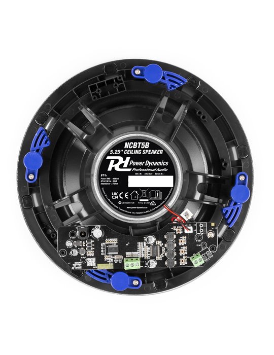 NCBT5B Conjunto altavoces de techo de bajo perfil amplificados BT 5.25" Negro