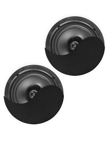 NCBT8B Conjunto altavoces de techo de bajo perfil amplificados BT 8" Negro