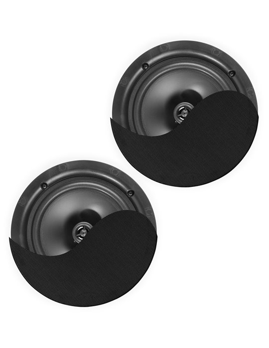 NCBT8B Conjunto altavoces de techo de bajo perfil amplificados BT 8" Negro