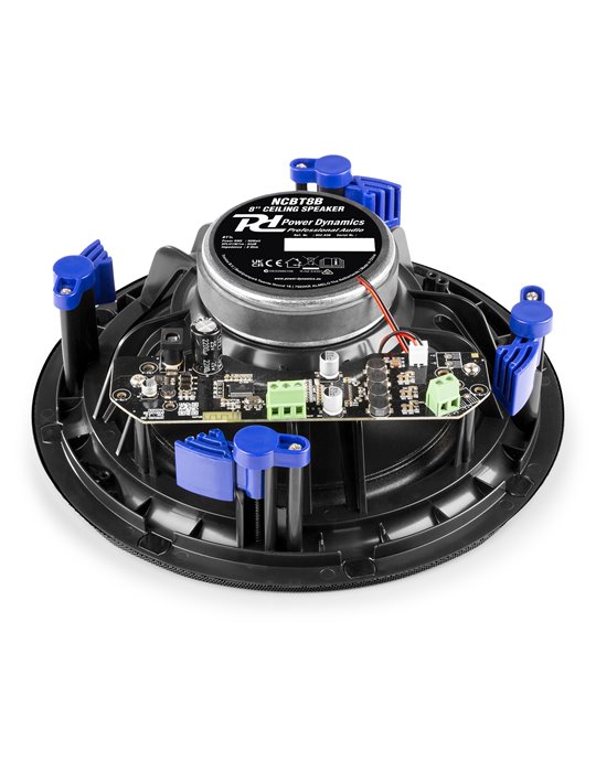 NCBT8B Conjunto altavoces de techo de bajo perfil amplificados BT 8" Negro