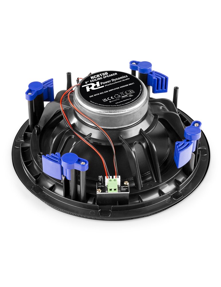NCBT8B Conjunto altavoces de techo de bajo perfil amplificados BT 8" Negro