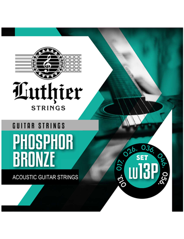 Juego Cuerdas Guitarra Acústica Luthier LU-13P Phosphor Bronze 013/056