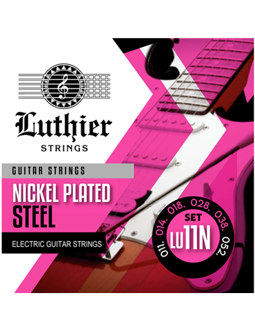 Juego Cuerdas Guitarra Eléctrica Luthier LU-11N 011/052