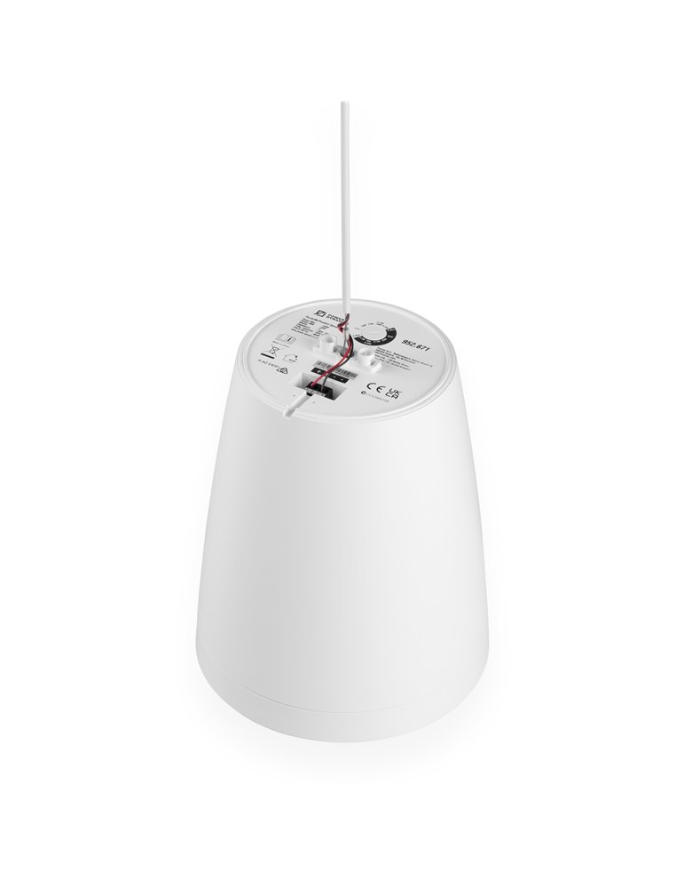 Purity8W Altavoz Colgante Premium 100V 8" Blanco