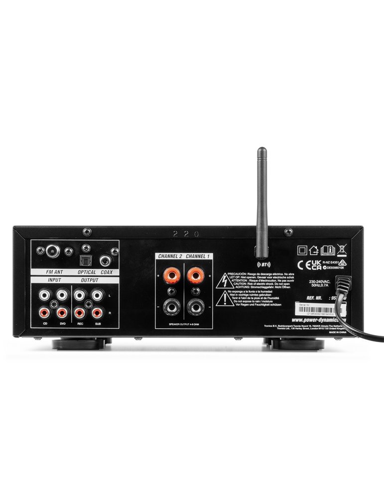 PV220BT Amplificador de audio 200W