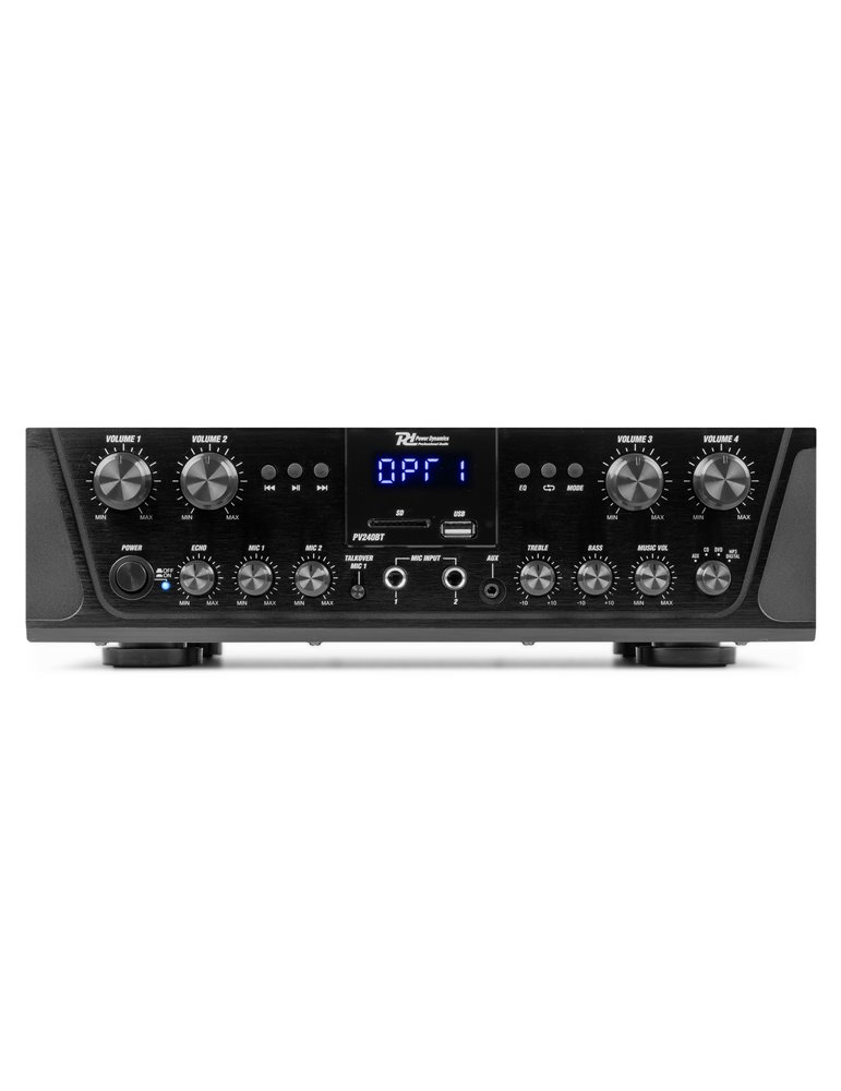 PV240BT Amplificador de audio de 4 zonas 400W