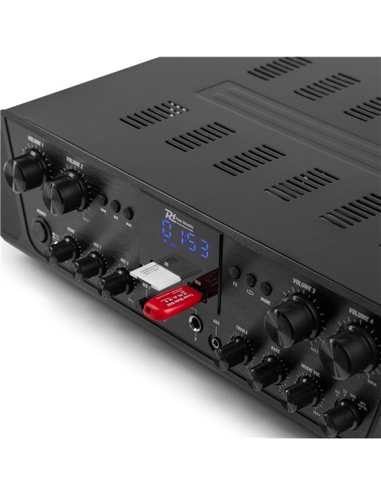 PV240BT Amplificador de audio de 4 zonas 400W