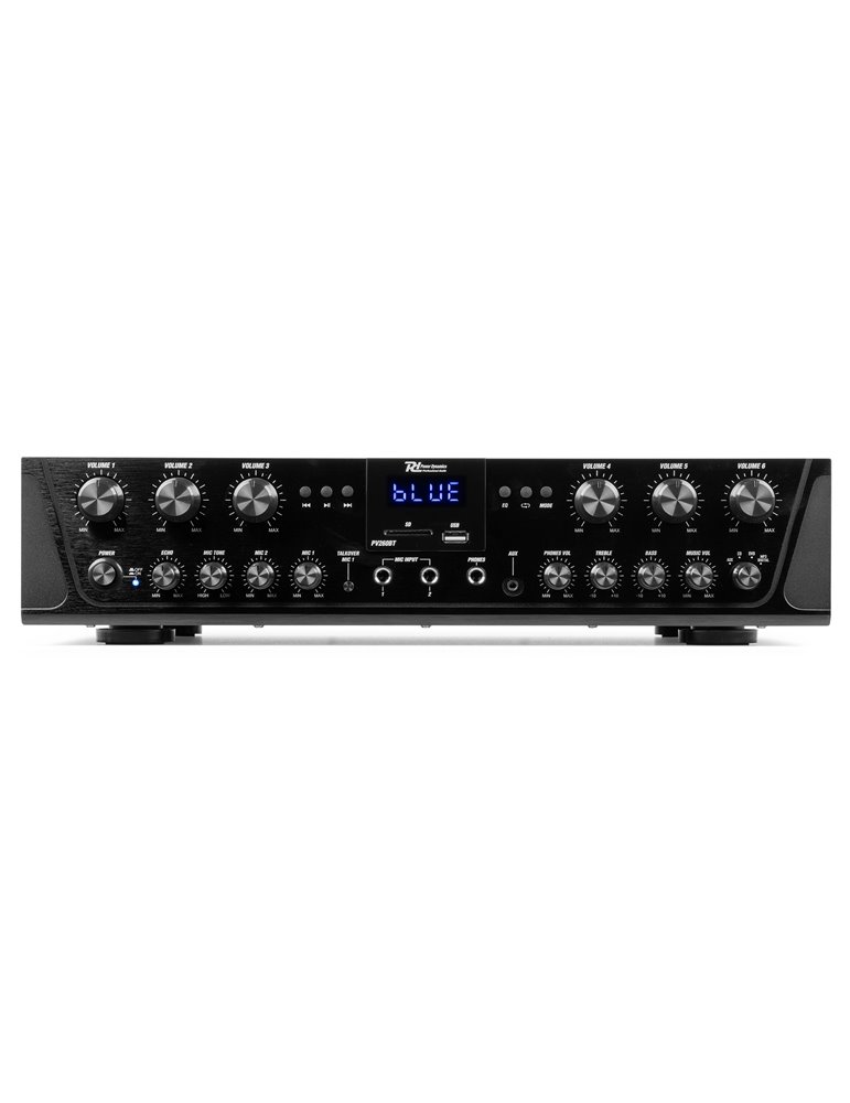 PV260BT Amplificador de audio de 6 zonas 600W