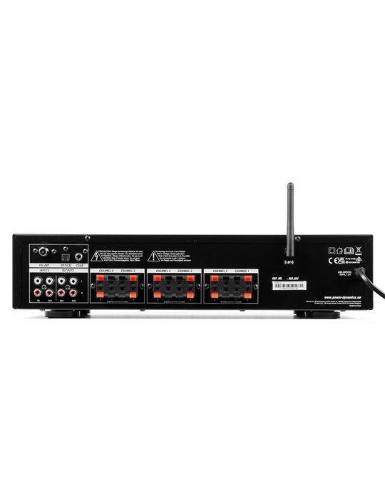 PV260BT Amplificador de audio de 6 zonas 600W