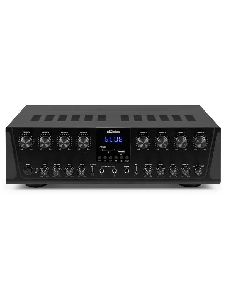 PV280BT Amplificador de audio de 8 zonas 800W