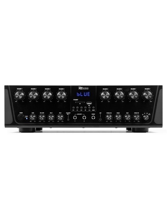 PV280BT Amplificador de audio de 8 zonas 800W