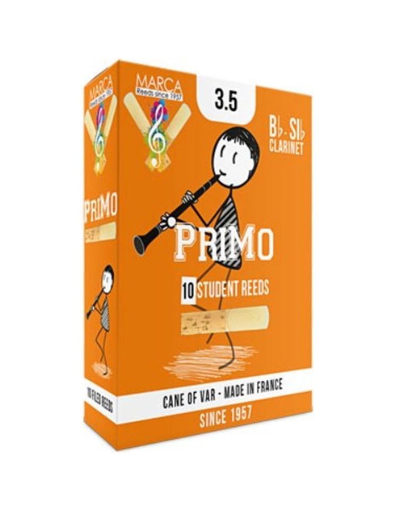 Caja 10 Cañas Clarinete Marca Primo 3½